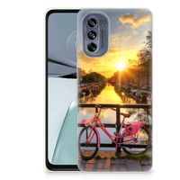 Motorola Moto G62 5G Siliconen Back Cover Amsterdamse Grachten - thumbnail