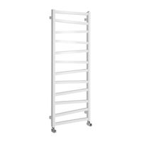 Designradiator Sapho Zig Recht 50x133.4 cm 490W Wit Sapho - thumbnail