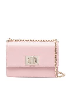 Furla mini sac à bandoulière Ballerina en cuir - Rose