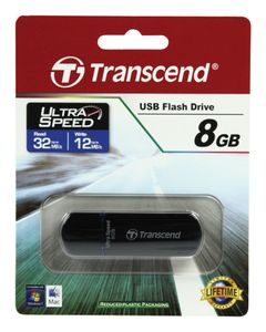 Transcend JetFlash® 600 USB-stick 8 GB Blauw TS8GJF600 USB 2.0