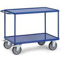 Fetra Hauptartikel 2402W Tafelwagen Staal Poedercoating Laadvermogen (max.): 500 kg Stralend blauw (RAL 5007) - thumbnail