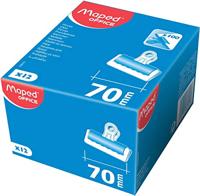 Maped Brievenklem van metaal, zwart/zilver, breedte: 70 mm VE=1