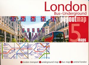 Stadsplattegrond Popout Map Londen London Bus Underground | Compass Ma