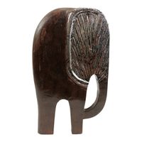 Houten Olifant Gajah (42 x 24 cm) - thumbnail