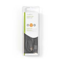 DisplayPort 1.2-Kabel | DisplayPort Male - DisplayPort Male | 2,0 m | Zwart - thumbnail