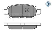 Remblokkenset, schijfrem 0252401416PD - thumbnail