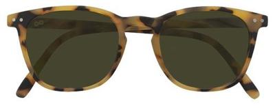 Croon zonnebril Alex dames cat. 3 wayfarer oker/zwart/bruin