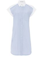 JW Anderson robe-chemise à détail superposé - Bleu - thumbnail