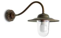 Moretti Luce Rechte buitenlamp Casale - verouderd messing 1361.T.AR - thumbnail