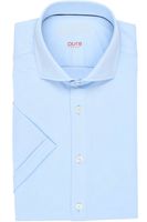 Pure Functional Slim Fit Jersey shirt lichtblauw, Effen