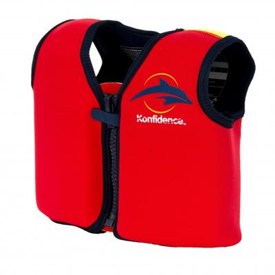 Konfidence zwemvest junior neopreen rood/geel Konfidence zwemvest junior neopreen rood/geel