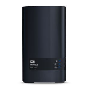 Western Digital My Cloud EX2 Ultra 3.5 Inch 2 bay My Cloud EX2 Ultra NAS, 16TB, Zwart