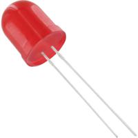 HuiYuan 10034R1D-ESA-E Bedrade LED Rood Rond 10 mm 1750 mcd 50 ° 20 mA - thumbnail