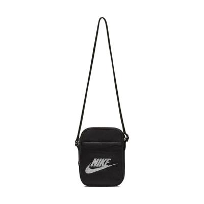 Nike Heritage Smit schoudertas unisex zwart/wit Nike Heritage Smit schoudertas unisex zwart/wit