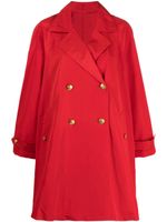 CHANEL Pre-Owned trench à taille ceinturée (années 1990) - Rouge