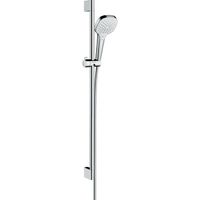 Hansgrohe Croma Select E Vario glijstangset met Croma Select E Vario handdouche 90cm met Isiflex`B doucheslang 160cm wit/chroom 26592400 - thumbnail