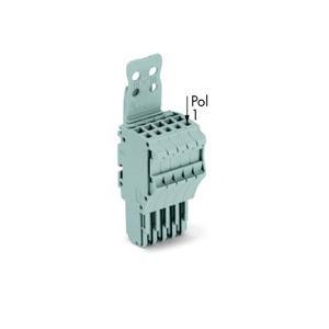 WAGO 2020-105/143-000 Connector, female Grijs 50 stuk(s)