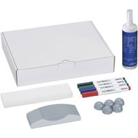 Maul Whiteboard accessoireset 6386099 Doos incl. 4 whiteboardmarkers, wisser, reiniger, 5 ronde magneten - thumbnail