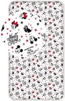 Mickey en Minnie Mouse hoeslaken eenpersoons 90 x 200 cm - thumbnail