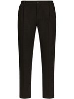 Dolce & Gabbana pressed-crease tailored trousers - Noir - thumbnail