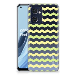 OPPO Reno 7 5G | Find X5 Lite TPU bumper Waves Yellow