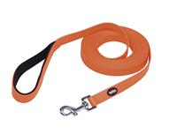 Nobby Tracking Cover Leash, 15 m/20 mm, Neon Oranje