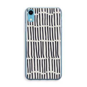 Moroccan stripes: iPhone XR Transparant Hoesje