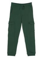 Stella McCartney Kids pantalon de jogging en coton à poches cargo - Vert - thumbnail