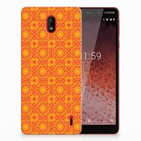 Nokia 1 Plus TPU bumper Batik Oranje