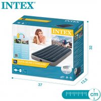 Intex 64781 DuraBeam Standard Twin Luchtbed (l x b x h) 1910 x 990 x 250 mm Donkerblauw - thumbnail