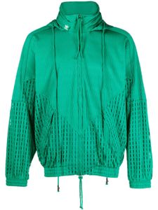 adidas veste perforée SFTM à capuche - Vert