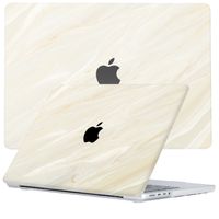 Lunso MacBook Pro 14 inch (2021-2023) cover hoes - case - Creamy Vibes