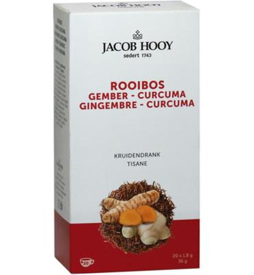 Jacob Hooy Jacob Hooy Citroengras Gember Curcuma Thee (20st) Jacob Hooy Jacob Hooy Citroengras Gember Curcuma Thee (20st)