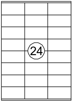Etiket Quantore 70 x 36 mm 2400 stuks Etiket Quantore 70 x 36 mm 2400 stuks