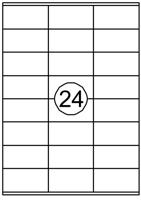 Etiket Quantore 70 x 36 mm 2400 stuks