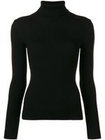 3.1 Phillip Lim pull nervuré à col cheminée - Noir