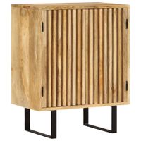 Dressoir met 2 deuren 55x35x70 cm massief mangohout - thumbnail