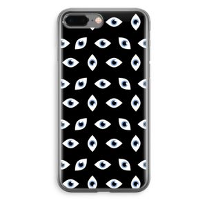 Eyes pattern: iPhone 8 Plus Transparant Hoesje