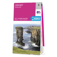 Wandelkaart - Topografische kaart 006 Landranger Orkney - Mainland | Ordnance Survey - thumbnail