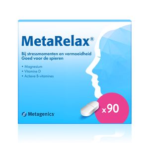 Metagenics MetaRelax Voor Stress, Vermoeidheid En Spieren 90 Tabletten