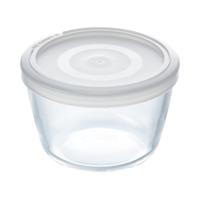 Pyrex Cook and Freeze Ronde Glazen Vershoudschaal met Deksel 0.6L - thumbnail