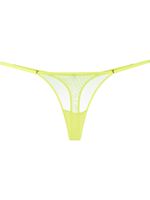 Maison Close string transparent à taille basse - Jaune