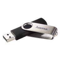 Hama Rotate 128GB USB 2.0 USB flash drive USB Type-A Zwart, Zilver - thumbnail