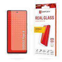 Displex Kogelvrij glas 2D/Clear (10H) voor Google Pixel 8, eco-montageframe, gehard glas, krasbestendige beschermfolie, hoesvriendelijk