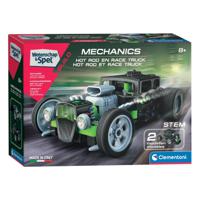 Clementoni Wetenschap & Spel Mechanica Hot Rod, 2in1