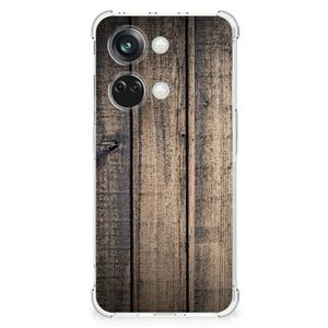 OnePlus Nord 3 Stevig Telefoonhoesje Steigerhout