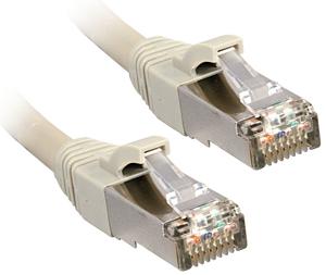 LINDY 47241 RJ45 Netwerkkabel, patchkabel CAT 6 F/UTP 0.50 m Grijs Snagless 1 stuk(s)