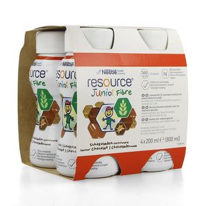 Resource Junior Fibre Chocolade 4x200ml