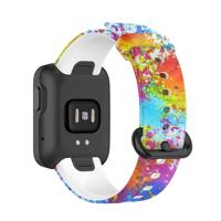 By Qubix - Siliconen band met print - Verfprint - Compatible met Xiaomi Mi Watch Lite/Redmi Watch - Compatible Xiaomi bandje
