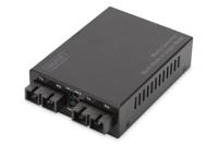 Digitus DN-82024 netwerk media converter 100 Mbit/s 1310 nm Multimode, Single-mode Zwart - thumbnail